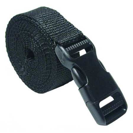 Cinch Strap,1" X 96" Size,black (2 Units