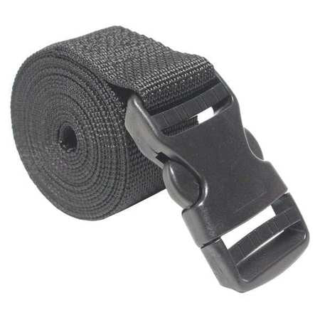 Cinch Strap,1-1/2" X 96",black (2 Units