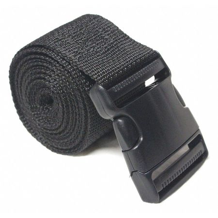 Cinch Strap,2" X 96",black (2 Units In E