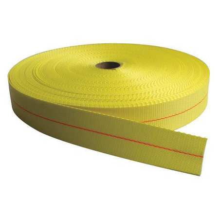 Bulk Webbing,yellow,300 Ft. L,2" W (1 Un