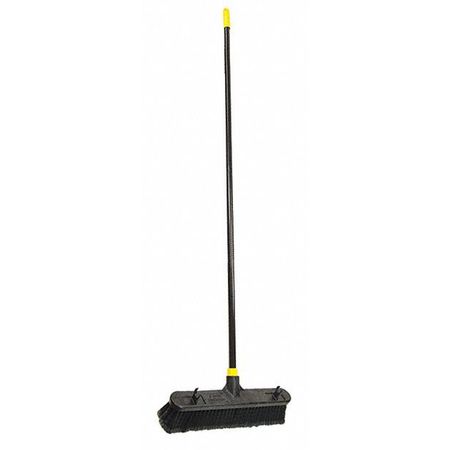 Push Broom,head And Handle,18",black (1