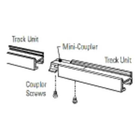 Mini Coupler Connector,white,2-1/4" L (2