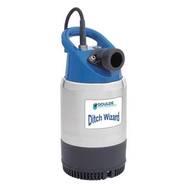 Dewatering Pump, 1 HP, 115V, 9.8A