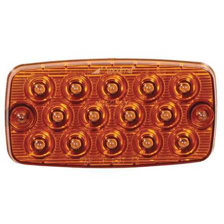 Led Marker,rectangular,amber,4-5/8" L (1