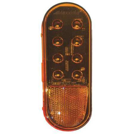 Turn Light,oval,amber,6-3/8" L (1 Units