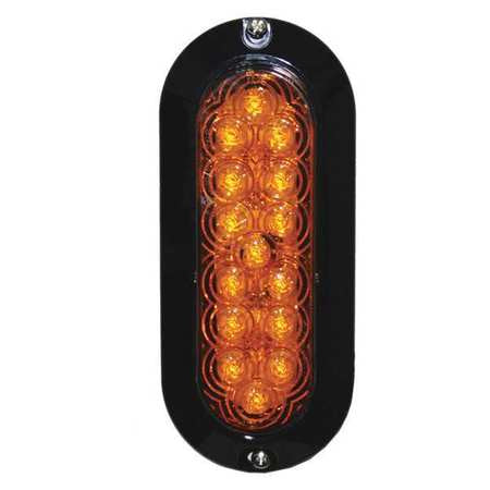 Turn Light,oval,amber,7-13/16" L (1 Unit