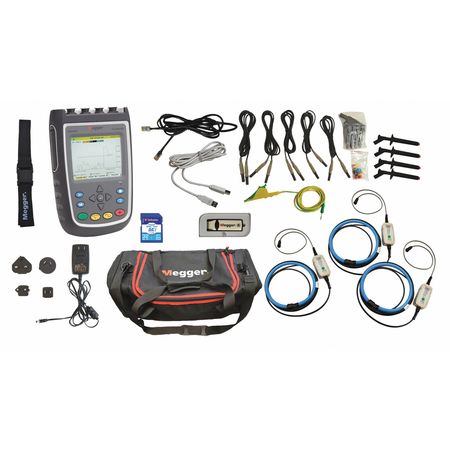 Power Quality Analyzer Kit,3 Phase,60 Hz