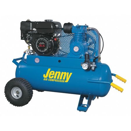 Gas Air Compressor,17 Gal. Tank,6.5 Hp (