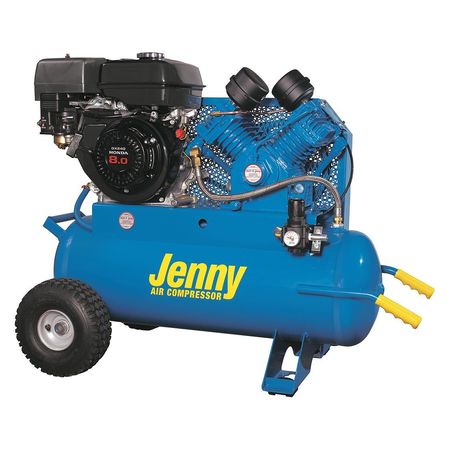 Gas Air Compressor,17 Gal. Tank,9.0 Hp (