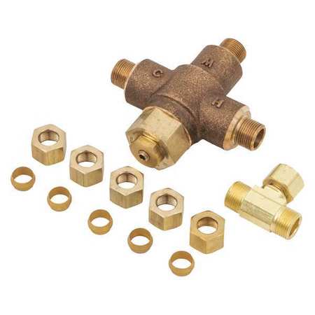 Tempering Valve,compression Inlet,brass