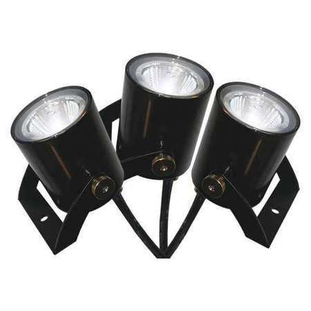 Lighting System,3 Lamps,11w,cord 50 Ft L