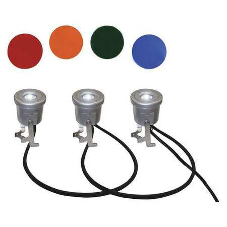 Lighting System,3 Lamps,19w,cord 50 Ft L