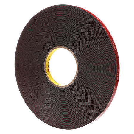 Double Sided Vhb Tape,foam,black,pk18 (1