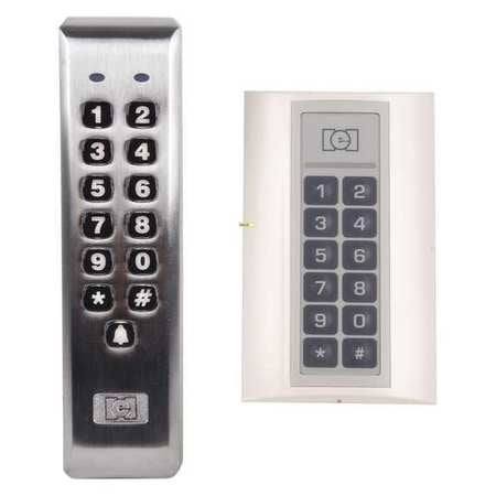 Weather Resistant Keypad,6-31/64" H (1 U