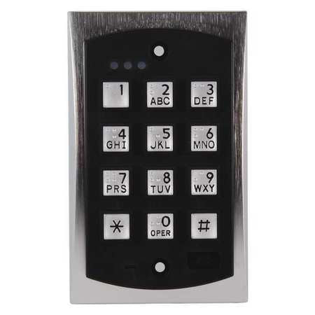 Access Control Keypad,4-1/2" H (1 Units