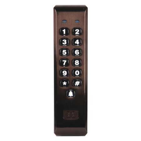 Weather Resistant Keypad,6-31/64" H (1 U