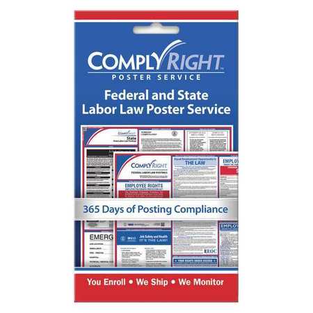 Labor Law Poster Service,english (1 Unit