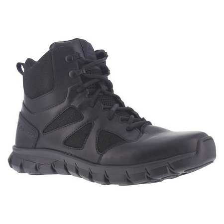 Tactical Boots,10'-1/2m,black,lace Up,pr