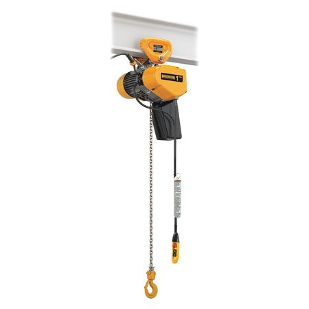 Electric Chain Hoist,5.5a,23/3.8 Fpm (1