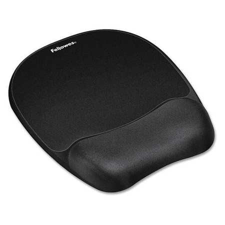 Mouse Pad,w/wrist Rest,nonskid,7x9,black