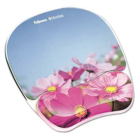 Gel Mousepad,wrist Rest,9x7,pinkflowers