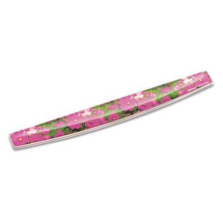 Gel Wrist Rest,18-9/16x2-5/16,flowers (1