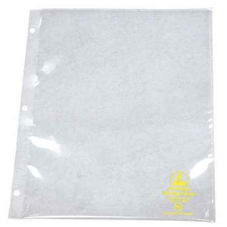 Clear Sheet Protector,8-3/4x11-1/4,pk100