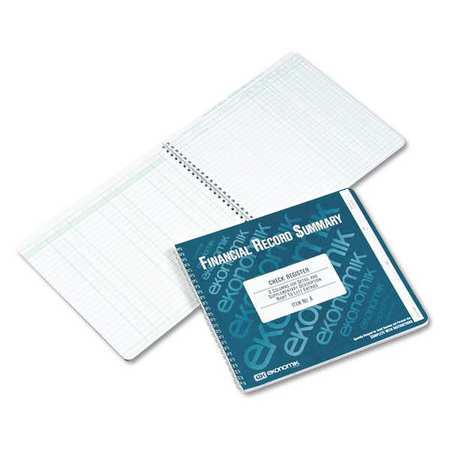 Check Register Notebook,8x10