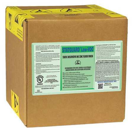 Statguard,low-voc Floor Finish,2.5 Gal.