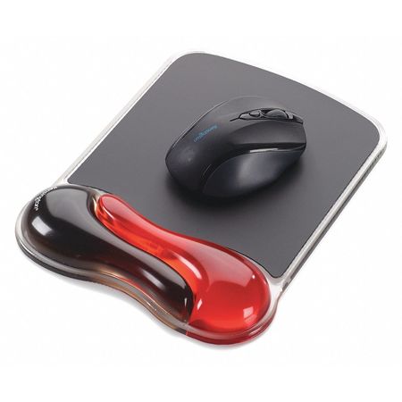 Mouse Pad Wrist Rest,red,duo Gel (1 Unit