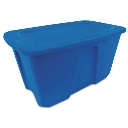 Homz Storage Tote,32 Gal.,blue,pk2 (1 Un