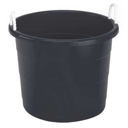 Homz Black Storage Utilitytub,17gal.,pk2