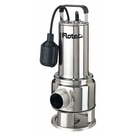 Sewage Pump,stainless Steel,3/4 Hp (1 Un