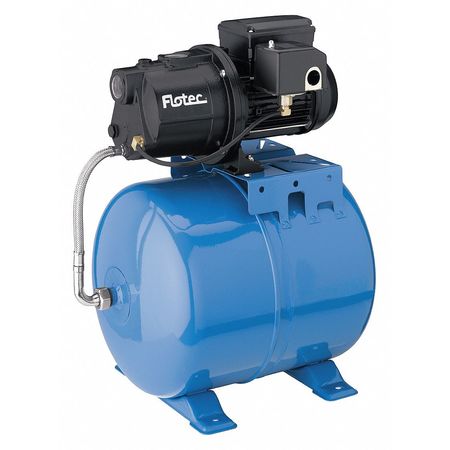 Jet Pump,tank System,cast Iron,1/2hp (1