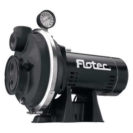 Jet Pump, Thermoplastic, Convertible, 1HP