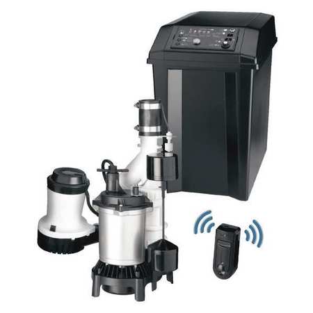 Sump Pump,battery Backup System,1/2hp (1