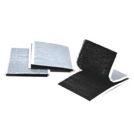 Black Adhesive,hook And Loop,2x3",pk100