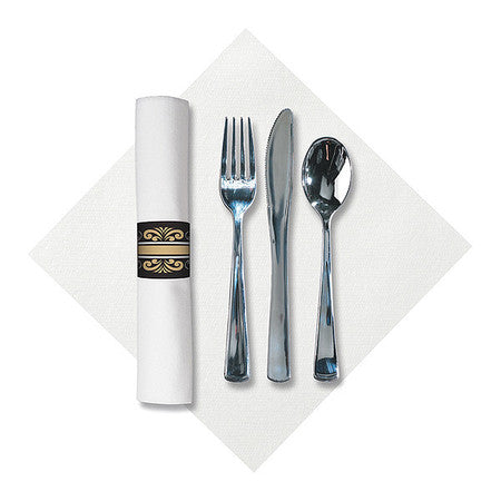 Dinner Napkin/cutlery,pre-rolled,pk50 (2