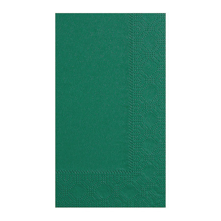 Green Dinner Napkin,2 Ply,1/8 Fold,pk125