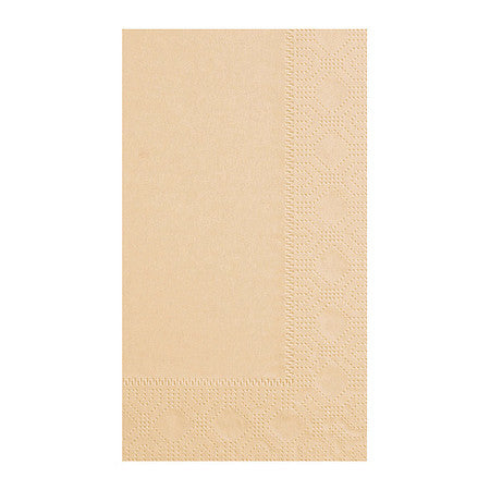 Dinner Napkin,beige,2 Ply,1/8 Fold,pk125