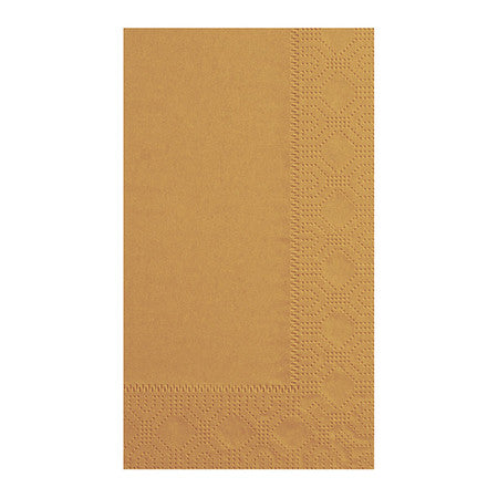 Gold Dinner Napkin,2 Ply,1/8 Fold,pk125