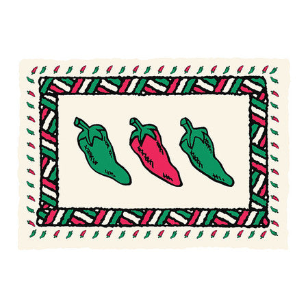 Chili Peppers Placemat,pk1000 (1 Units I