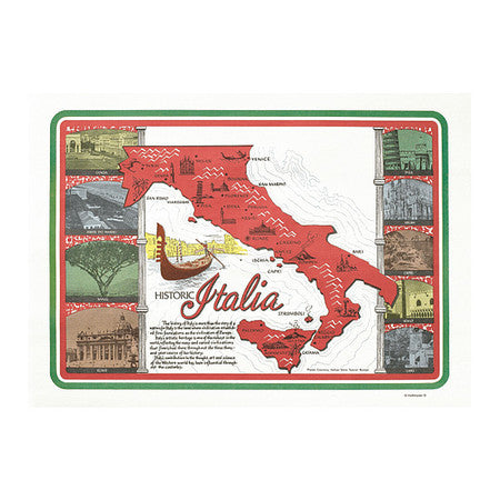 Historic Italia Placemat,pk1000 (1 Units