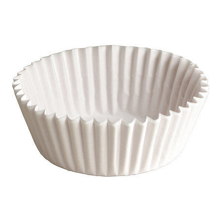 Fluted Bake Cup,4",white,pk500 (20 Units