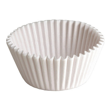 Fluted Bake Cup,4-3/4",white,pk500 (20 U