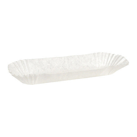 Fluted Eclair Case,white,5.5",pk1000 (10