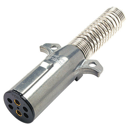 Trailer Plug,spring,2 Pole,vertical Pin