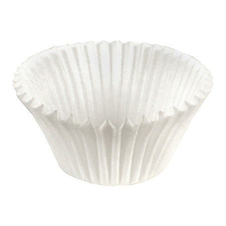 Fluted Bake Cup,5-1/2",white,pk500 (20 U