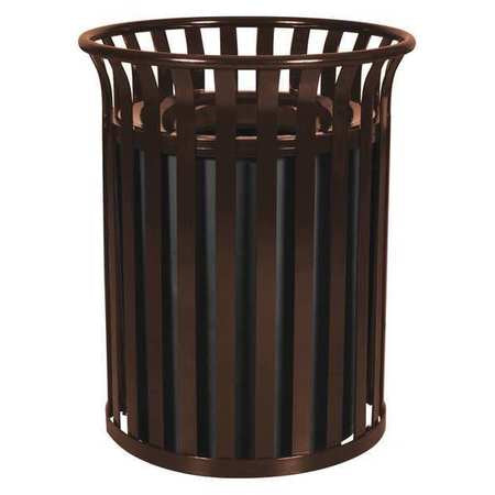 Receptacle,steel,35.5 Gal.,coffee Gloss