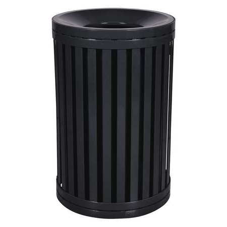 Receptacle,no Door,steel,45 Gal.,black (